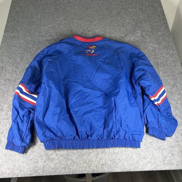 Vintage Pro Layer Winderbreaker 2XL Pullover V-Neck Kansas University Jayhawks - Picture 10 of 10